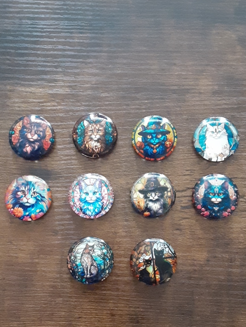 Cat Magnets Set Of 10